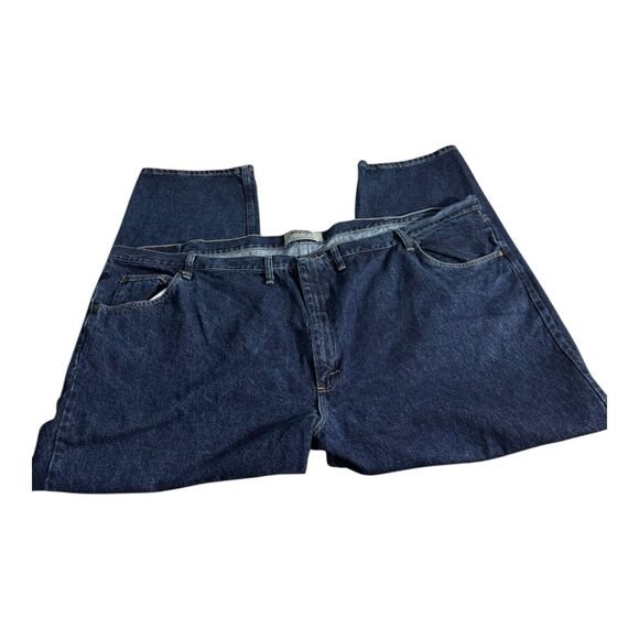 WRANGLER AUTHENTICS Jeans Big & Tall Mens 58 x 30 Straight Leg Dark Blue ZM200RD - Picture 12 of 14
